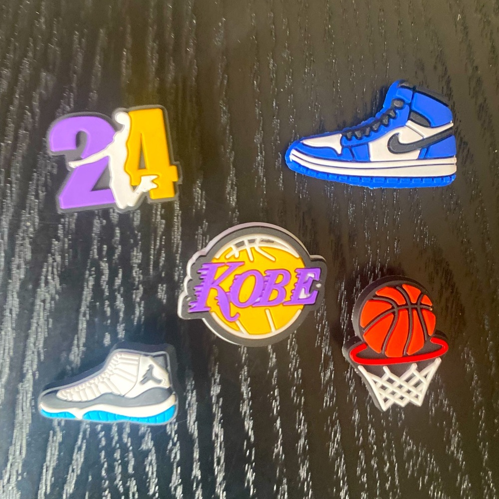 LA Lakers Kobe Bryant Jibbitz Set for Crocs - NEW